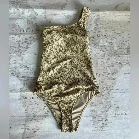 aerie Other - Aerie Cheeky One Piece One Strap Textured Swimsuit Size XXS